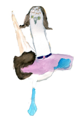 Betsy's Blue Feet