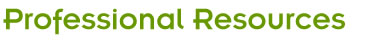 Professional Resources