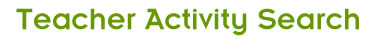 Teacher Activity