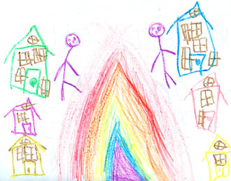 Rainbow On the Earth