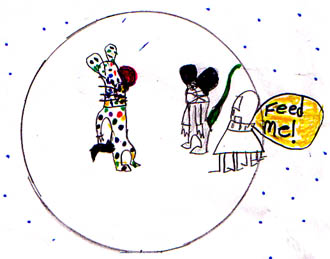 Space Mouse and His Hungry Mice
