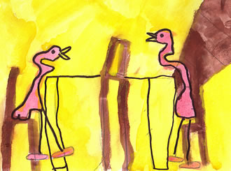 The Lazy Flamingo