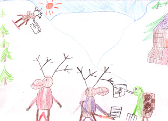 The Mooses That Loved to Ski