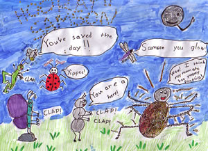 Samson the Six-legged Spider
