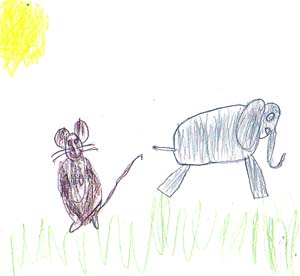 The Lonely Elephant Makes Some Friends