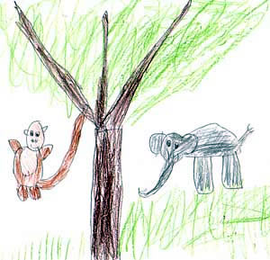 The Lonely Elephant Makes Some Friends