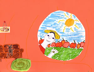 Walter and His Pumpkin House