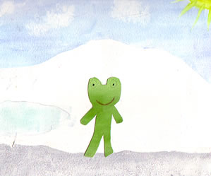 Winter and Frog
