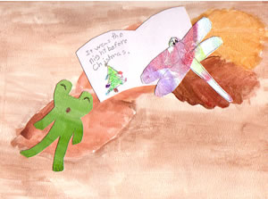 Winter and Frog