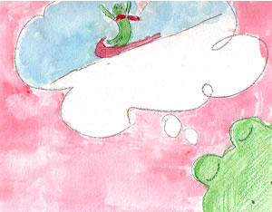 Winter and Frog