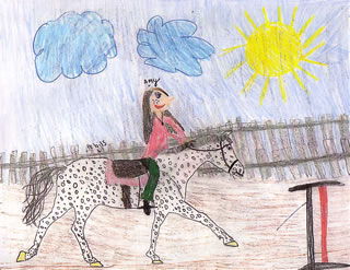 Amy Hudson and Her Horse