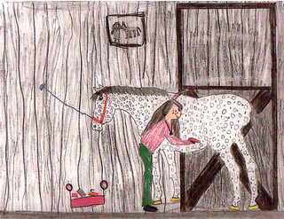 Amy Hudson and Her Horse