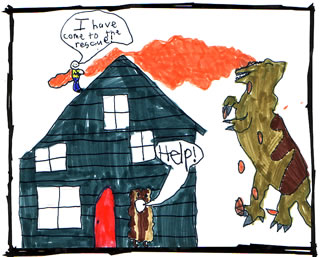 The adventures of Marmalade Man.