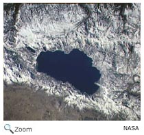 Lake Tahoe from Space